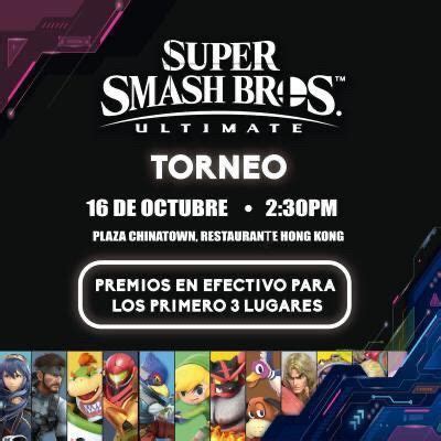 Torneo Super Smash Bros Ultimate As Es Canc N