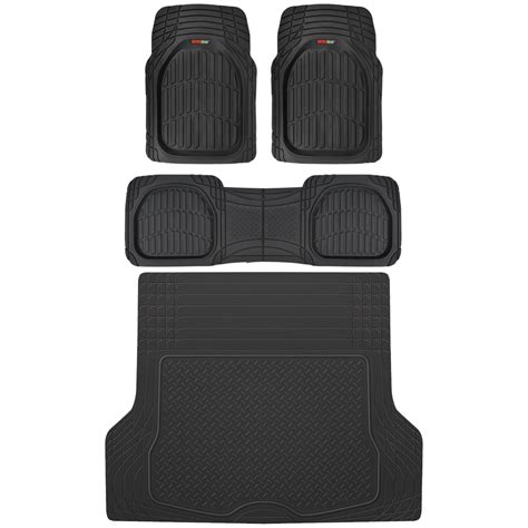 Motor Trend Mt Flextough Deep Dish Contours Rubber Car Floor Mats