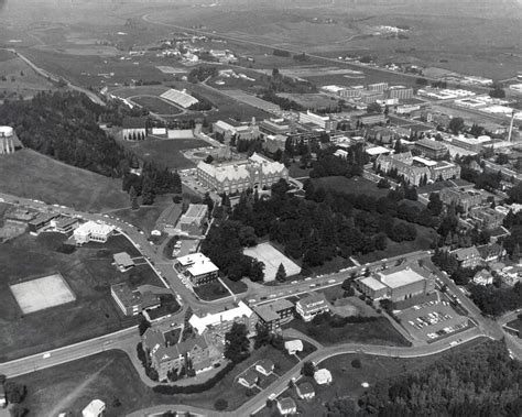 University of Idaho campuses, oblique aerial view. [3-35] | University ...