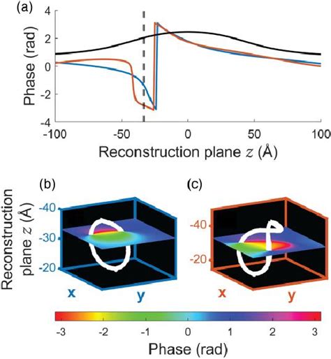 Examples Of Phase Singularity Formation In The Parallax Reconstruction