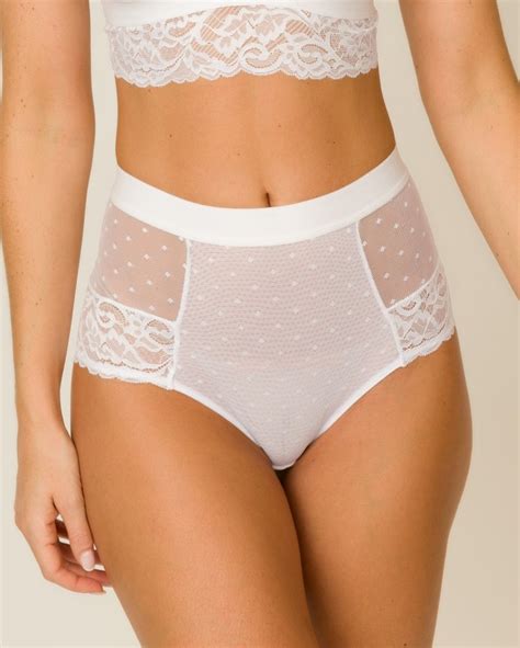 Calcinha Hot Pant Renda Eliane Branco Jescri Lingerie De Qualidade