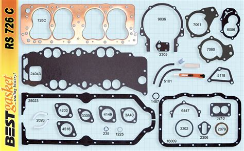 Engine Rebuilding Set Rs C Vintage Gaskets