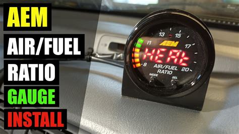 How To Install An Aem Afr Gauge Includes Wiring Toyota Starlet Efe