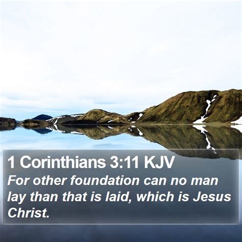 1 Corinthians 3 11 Kjv Bible Verse Images