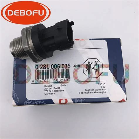 0281006035 Original Riginal Fuel Rail Pressure Sensor Common Regulator