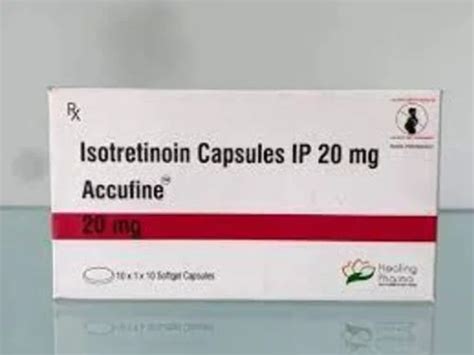 Isotretinoin Accufine 20 Mg Capsules Packaging Type Strip At Rs 233