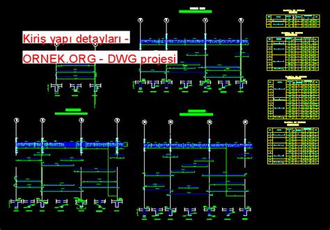 Kiri Yap Detaylar Dwg Projesi Autocad Projeler