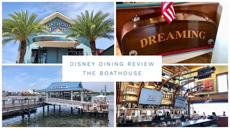 Disney Dining Review The Boathouse Orlando Disney Springs Youtube