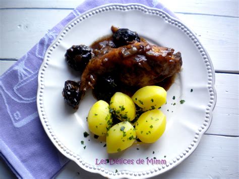 Cuisses de lapin aux pruneaux et à la bière Les Délices de Mimm