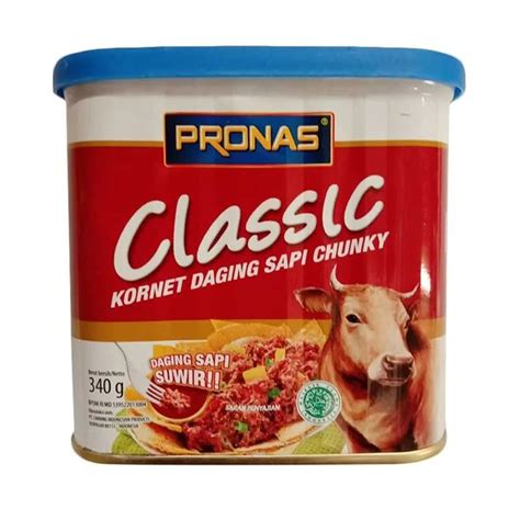 Jual Pronas Classic Corned Beef Kornet Daging Sapi 340 Gram Di Lapak