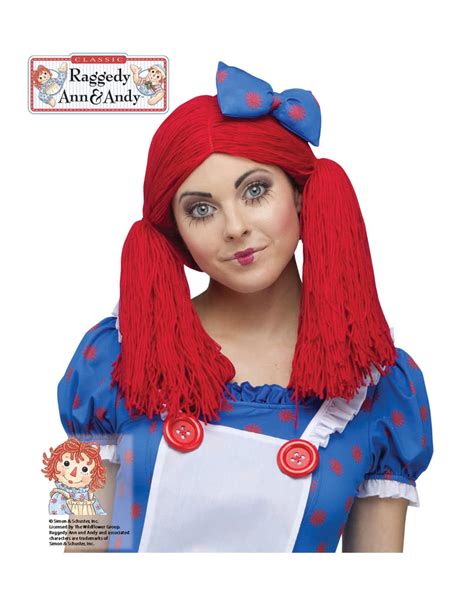 Raggedy Ann wig | Licensed Raggedy Ann wig | Horror-Shop.com