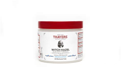 Thayers Witch Hazel Medicated Pads 60ct : Fresh Health Nutritions