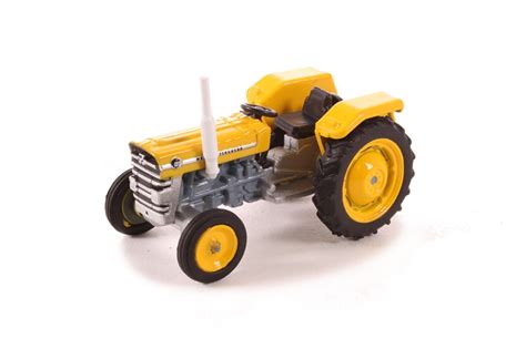 Oxford Diecast 76mf004 Massey Ferguson Tractor With Open Cab In Yellow