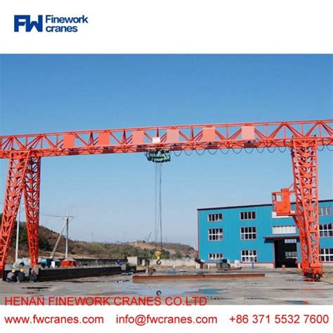 China Ton Single Girder Chinese Gantry Crane Suppliers