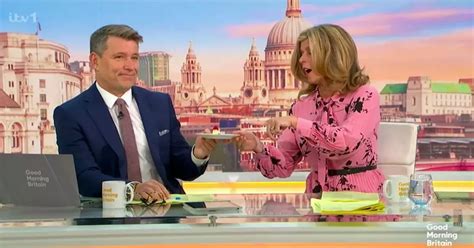 Gmbs Kate Garraway Calls Out Co Star Ben Shephard For Gushing Over