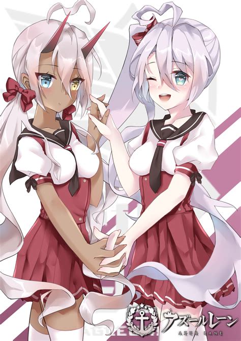 Indianapolis Portland Indianapolis And Portland Azur Lane Drawn By