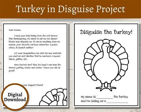 Turkey Disguise Project Mom Wife Busy Life