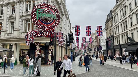 England London City Street Tour 2023 4K HDR Virtual Walking Tour