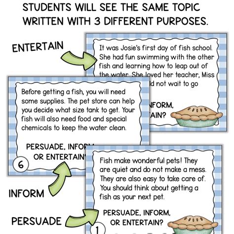 Author S Purpose Activities Task Cards Passages Made By Teachers