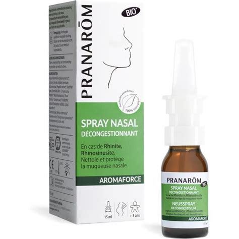 Aromaforce Spray Nasal Décongestionnant Aux Huiles Essentielles Bio