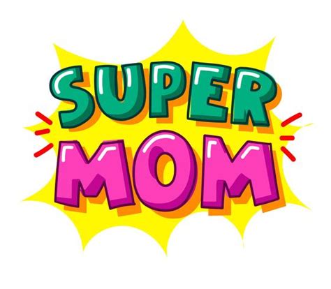 Super Mom Typography 492125 Vector Art At Vecteezy