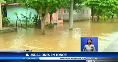 Familias en Tonosí se ven afectadas con fuertes lluvias Provincias