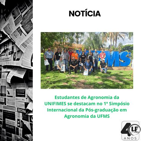 Estudantes de Agronomia da UNIFIMES se destacam no 1º Simpósio ...