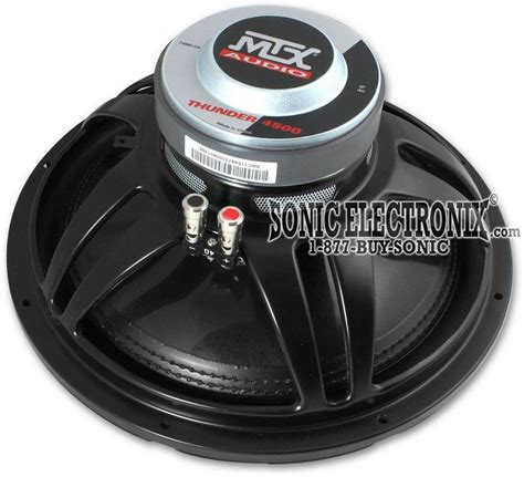 Mtx T T Single Ohm Thunder Subwoofer