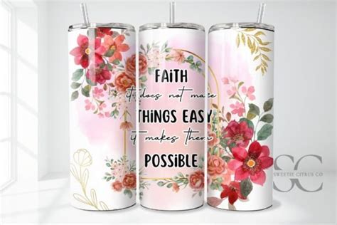 Christian Bible Oz Skinny Tumbler Wrap Graphic By Sweetie Citrus Co