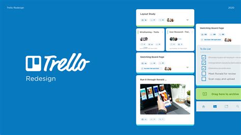trello app redesign  behance