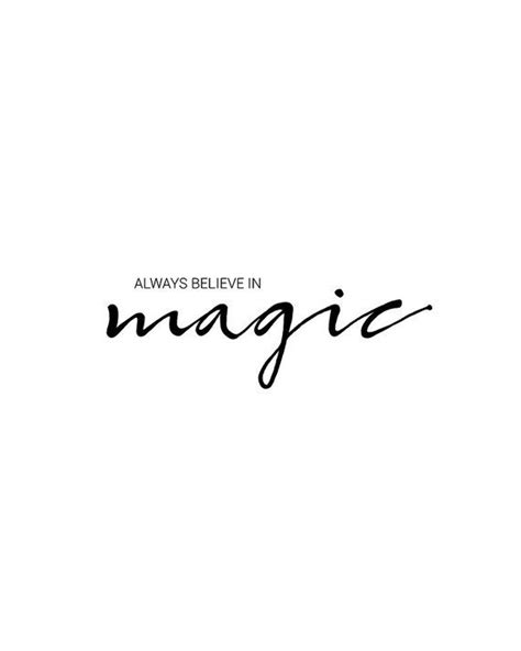 Always Believe In Magic Printable Wall Art Magic Quote Etsy Magic