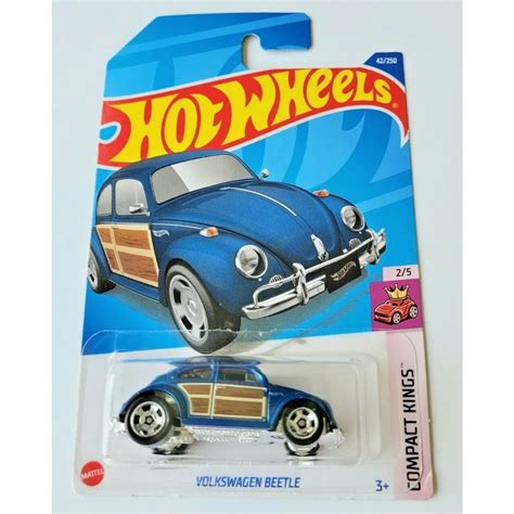 Hot Wheels Rodas Quentes Volkswagen Beetle Metal Blue Faz A Boa