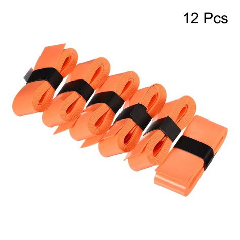 12pcs Tennis Racket Grip Tape Pu 433 Stretchy Non Slip Absorb Sweat