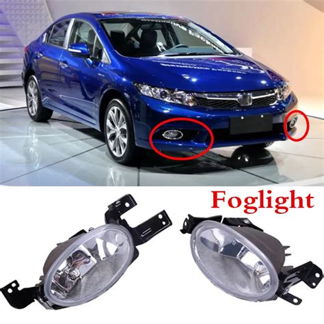 CAPQX 2PCS Foglight Foglamp Front Driving Bumper Lights Fog Lights