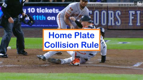 Did The Runner Violate The Home Plate Collision Rule Baseball Rules