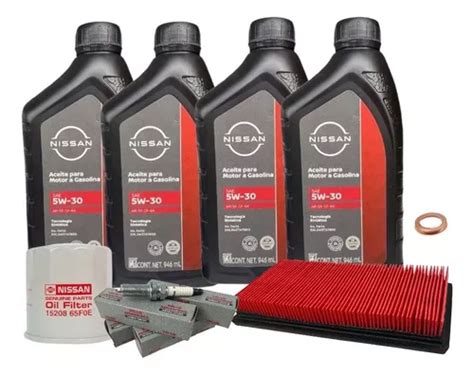 Kit De Afinacion Nissan Versa 2011 2019 Aceite 5w30