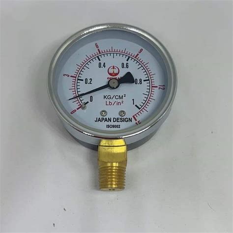 Pressure Gauge เกจวัดแรงดัน 1 Kgcm2 หรือ 15 Psi หน้าปัดขนาด 25 นิ้ว