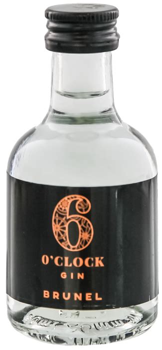 6 O´clock Gin Brunel Edition Miniatuur Kopen Prijs