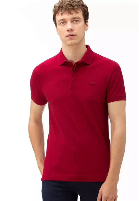 Jual Lacoste Men S Lacoste Paris Polo Shirt Regular Fit Stretch Cotton