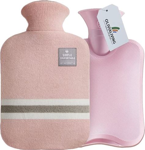 Warmwaterzak Warmer Set Opwarmen En Refreezable Hot Cold Pack Met Klassieke Gestreepte Bol