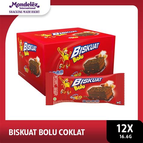 Jual Biskuat Biskuit Bolu Coklat Regular X G Jajanan Dan Cemilan