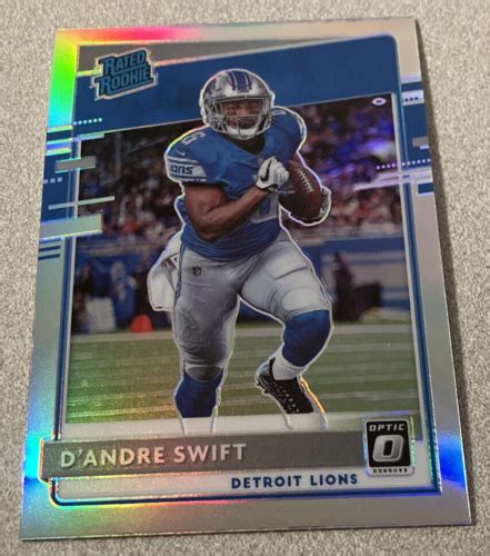 2020 Panini Donruss Optic Rated Rookie Silver Prizm 159 D Andre Swift