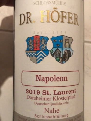 Dr Hofer Napoleon Dorsheimer Klosterpfad St Laurent Vivino Us