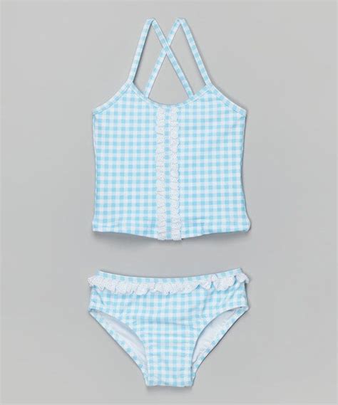 Look At This Jessica Simpson Collection Blue Gingham Ruffle Seersucker