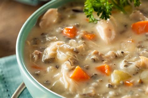 Clean Eating Creamy Turkey And Wild Rice Soup Thanksgiving Leftovers Lovers Heaven Clean Food