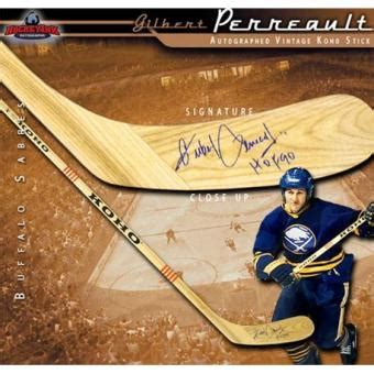 Gilbert Perreault Signed Hockey Stick, Autographed Sticks