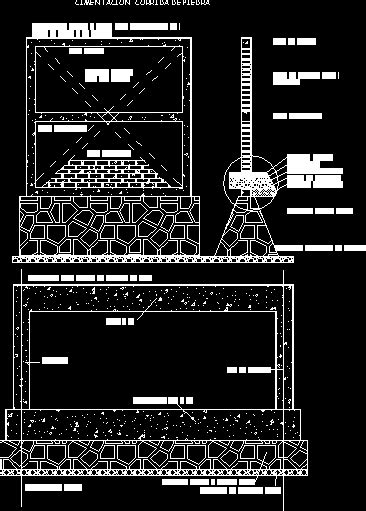 Detalles De Cimentaciones Superficiales En Autocad Librer A Cad