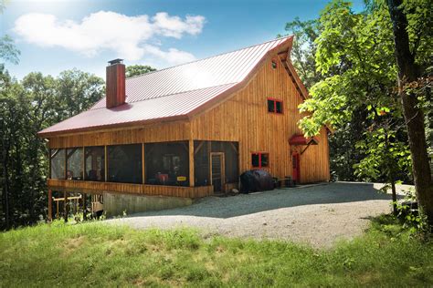 Rustic Style Barn Home With Ft Porch