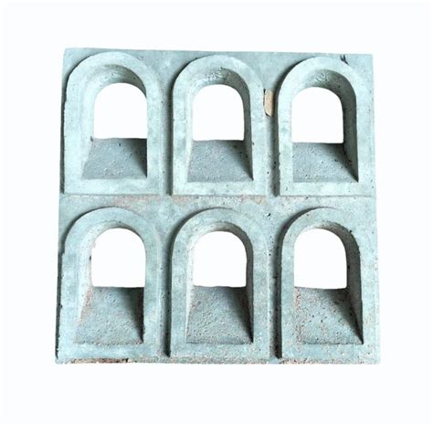 30cm Gray Square Concrete Jali For Building Construction At Rs 30