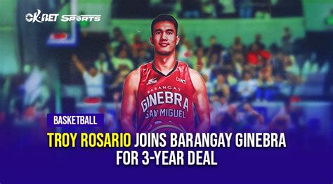 Troy Rosario Joins Barangay Ginebra For 3 Year Deal